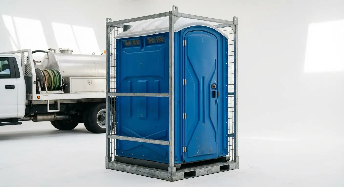 Crane-Liftable Portable Toilet Technical Specifications in Lake Forest, IL